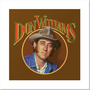 Don Williams ))(( Classic Country Icon Tribute Posters and Art